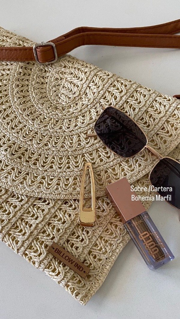 Producto - Sobre/Cartera Bohemia Marfil