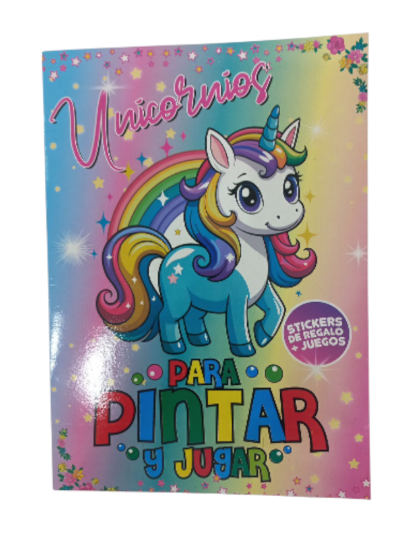 Producto - Libro Pintar UNICORNIOS