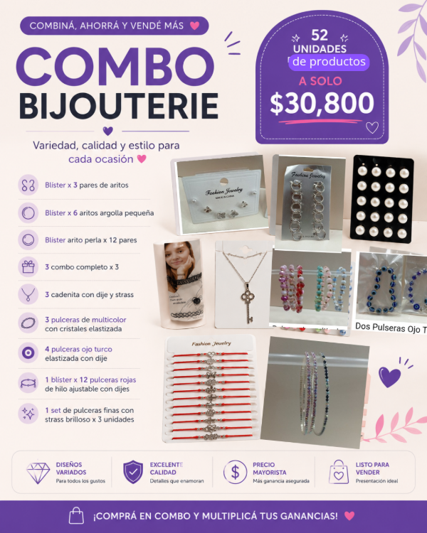 Producto - Gran combo bijouterie para emprendedores