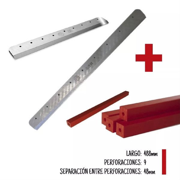 Producto - Combo Cuchilla 488mm + Listón Guillotina Mod. 858-a3