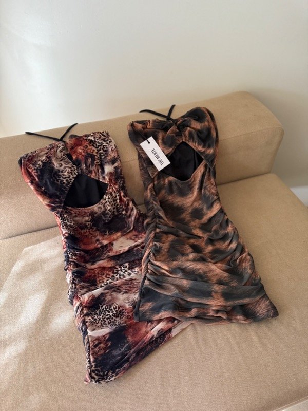 Producto - Vestido microtul estampado