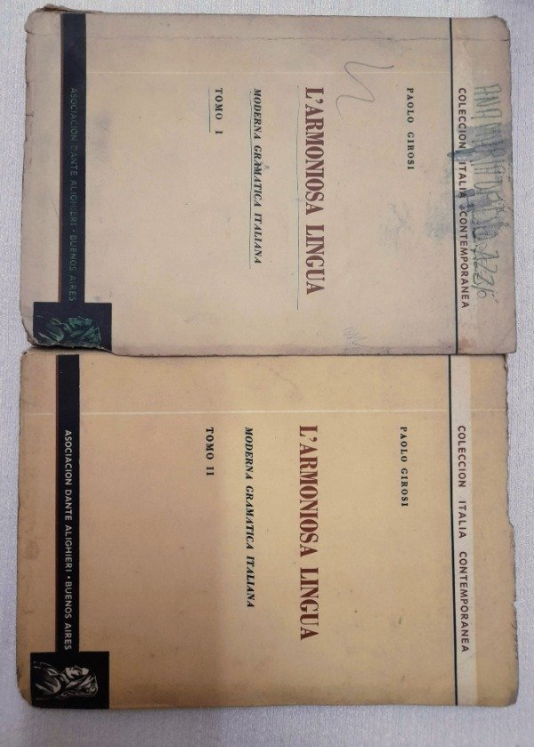 Producto - L Armoniosa Lingua - Gramática Italiana - Paolo Girosi - Asoc Dante Alighieri