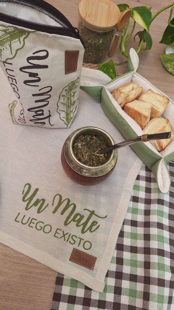 Producto - Individuales/Paño de Cocina x 2 "Un Mate... - 0