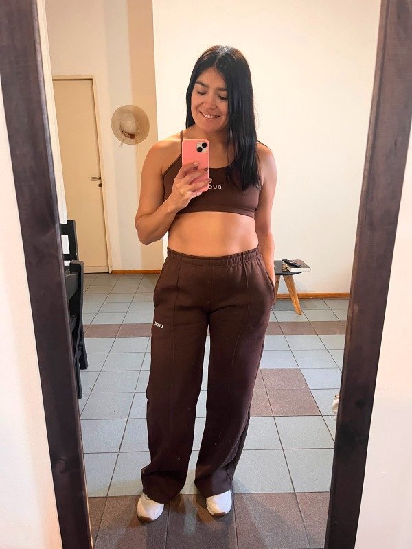 Producto - Conjunto palazzo y top TIRAS chocolate