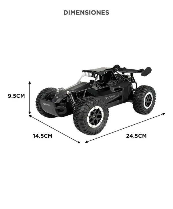Producto - Auto A Control Remoto Camioneta 4X4 40Kmh 118 50Mt Alcance Suspensión - 2