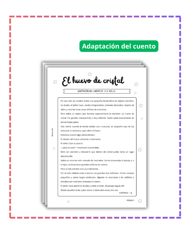 Producto - Kit Literario El huevo de Cristal - 1