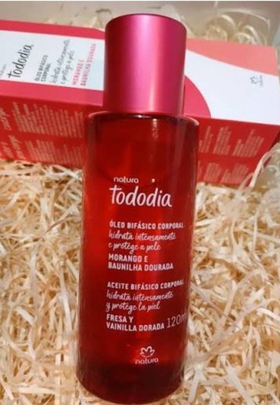 Producto - Oleo  corporal Fresas y Vainilla Dorada