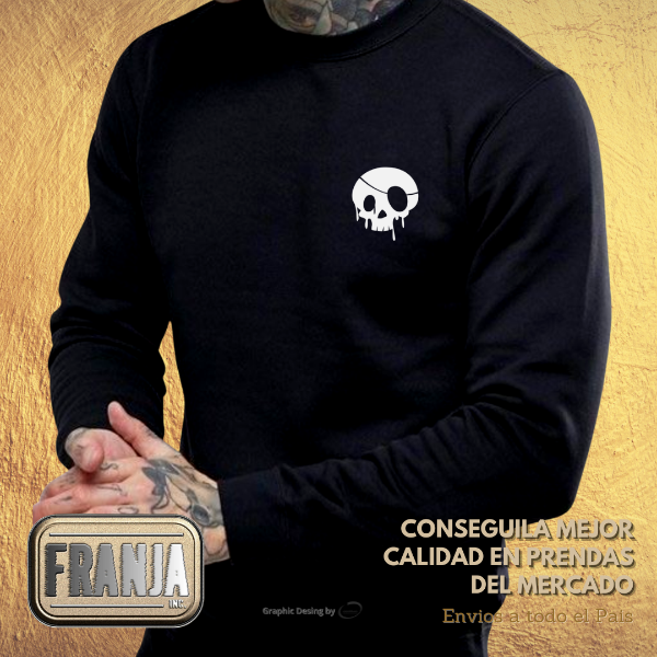 Producto - BUZO DE HOMBRE ESTAMPADO/SUBLIMADO NEGRO
