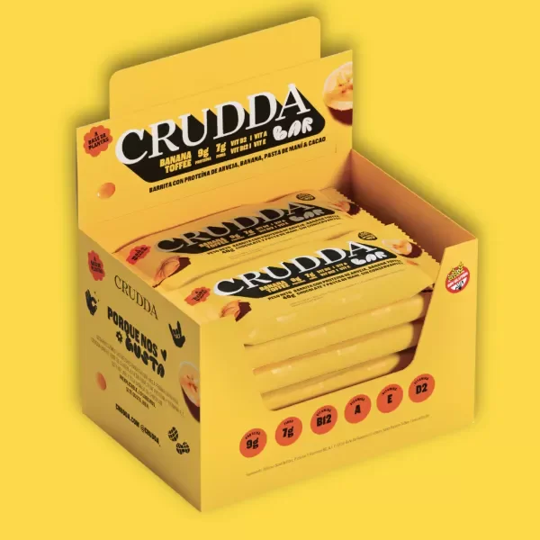 Producto - BARRAS CRUDDA PROTEICA BANANA X 40 GRS X 10UNI