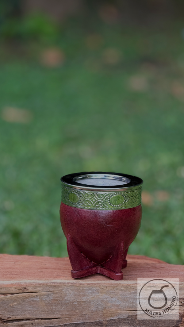 Producto - MATE DELUXE BORDO ABSTRACTO