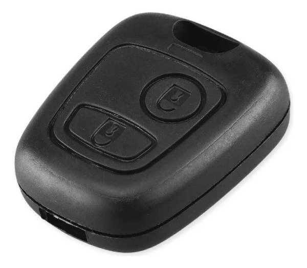 Producto - CARCASA PEUGEOT CITROEN 307 2 BOTONES PARA LLAVE MAPA CON CORTE HU83
