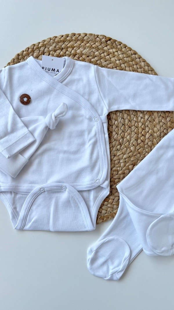 Producto - Ajuar cruzado pima Blanco - 2