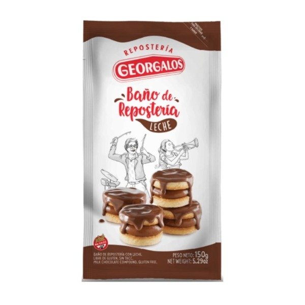 Producto - Baño repostería leche georgalo 150 gr