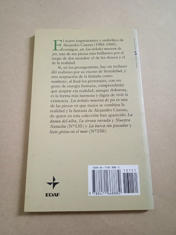 Producto - Los árboles mueren de pie - Alejandro Casona - Edaf 2005 - 1