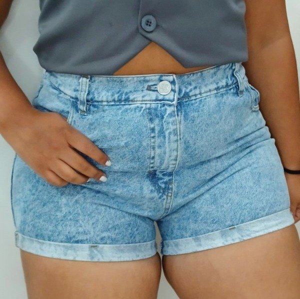 Producto - 566- SHORT JEAN CELESTE JASPEADO