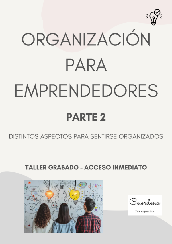 Producto - TALLER: ORGANIZACION PARA EMPRENDEDORES - PARTE 2