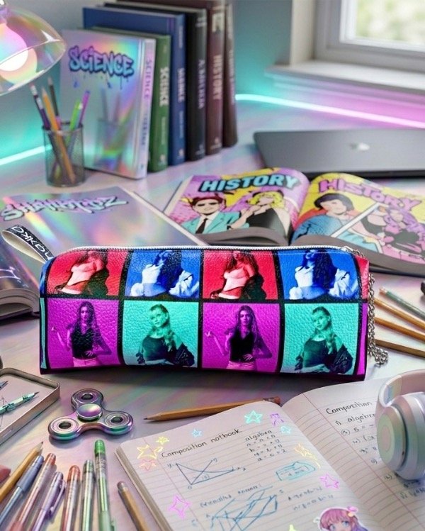 Producto - Cartuchera K4OS colores, cuerina