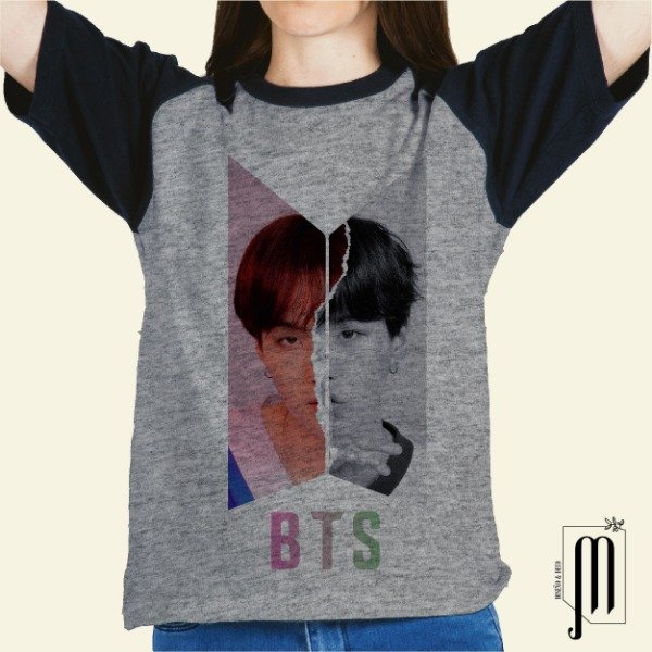 Remera gris unisex BTS Yoongi SUGA
