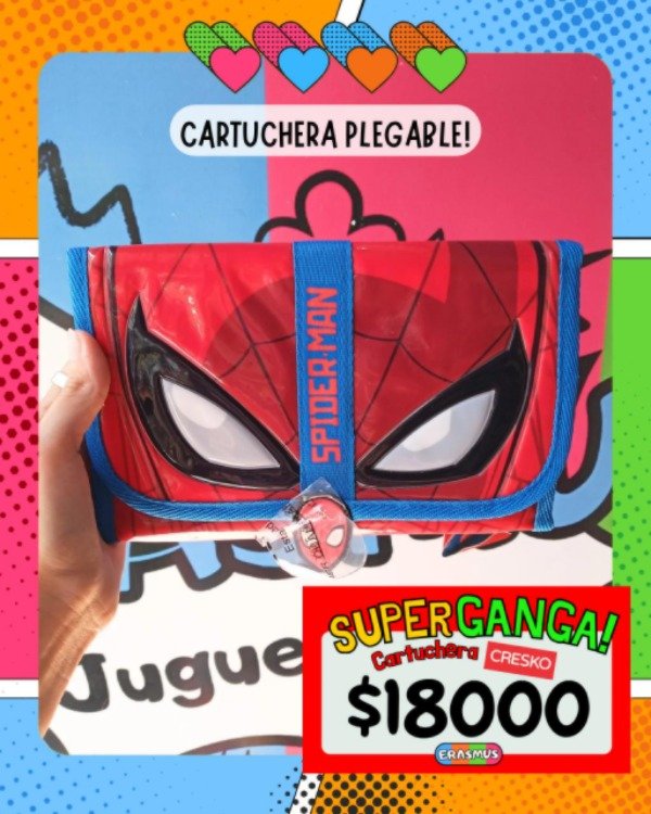 Producto - Cartuchera con solapa Spiderman