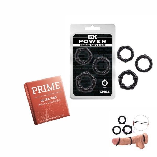 Producto - Combo caja prime x3uni y 3 anillos retardantes