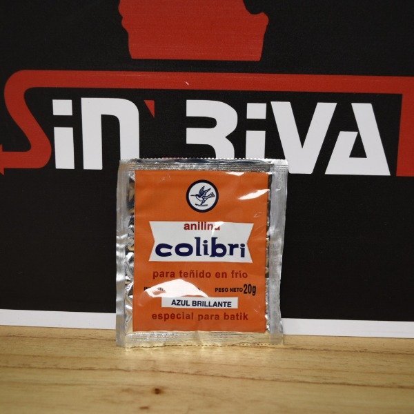 Producto - ANILINA COLIBRI FRIO 20GRS AZUL BRILLANTE