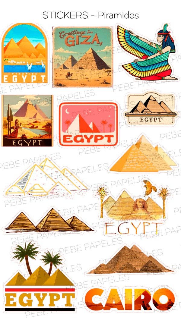 Producto - Stickers Piramides