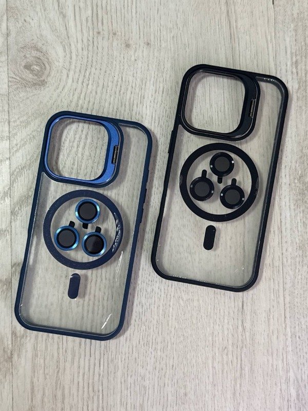 Producto - FUNDA CROMADA MAGSAFE STAND IPHONE 16 PRO