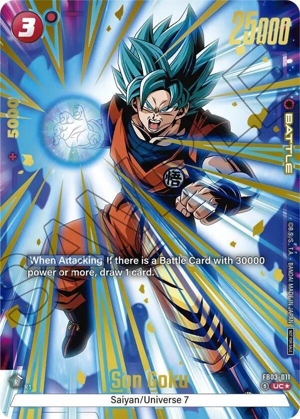Producto - JP FB03-011 - Son Goku - UC Alternative Full Art - Gold Letters
