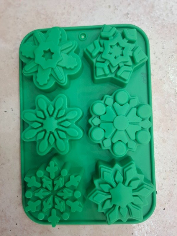 Producto - Molde Navideño copos de Nieve