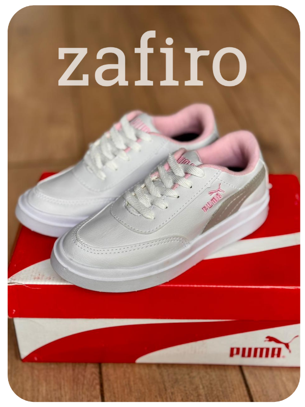 Producto - Puma Baja Blanco Gris