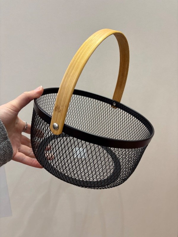 Producto - Cesta organizadora red + bamboo - 0