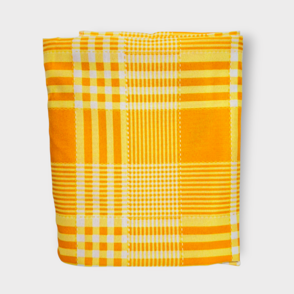 Producto - Mantel 3x1.5mts cuadrille Amarillo