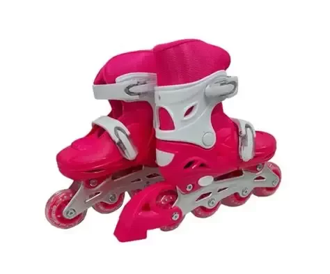 Producto - Patines Rollers Extensibles Infantiles Rosa