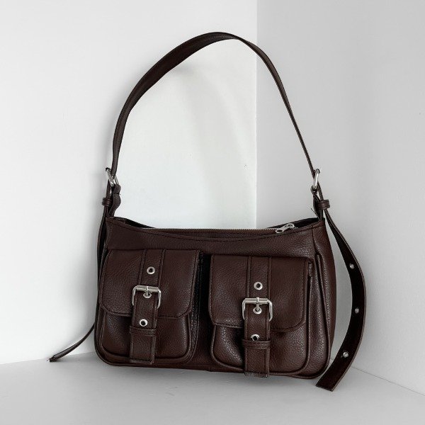 Producto - PREVENTA MINI BAG MARRÓN HEBILLAS