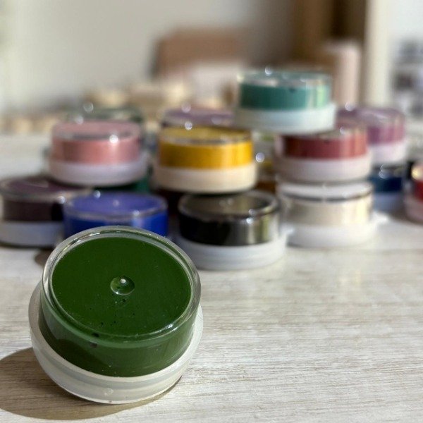 Producto - Acuarela verde cromo