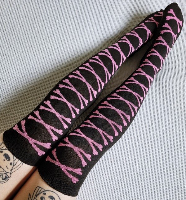 Producto - Bucaneras - 7/8 de Algodón PINK BONES