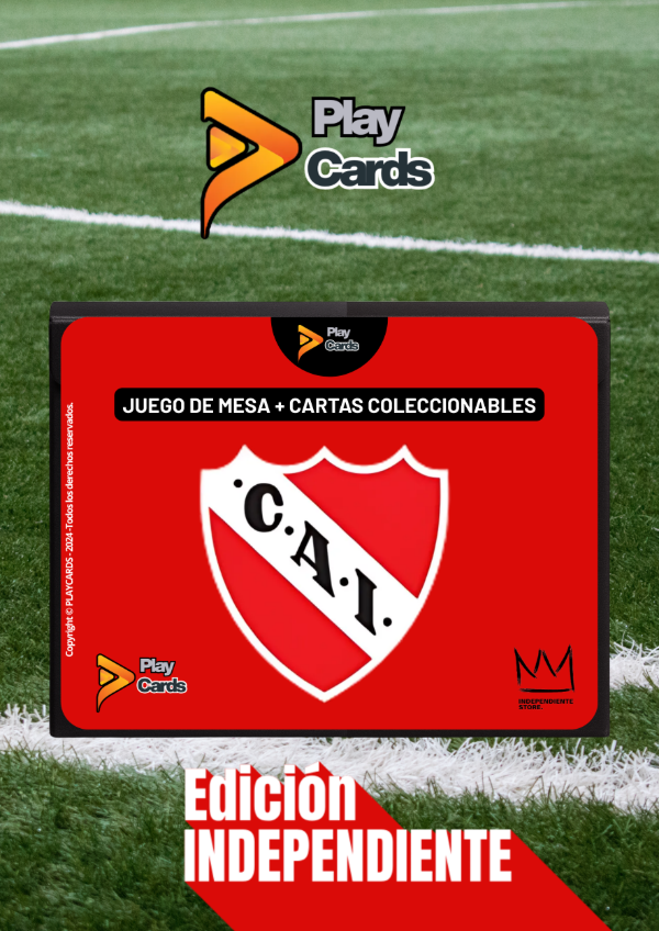 Producto - Juego de mesa Playcards Fútbol Ed.CLUB ATLÉTICO INDEPENDIENTE
