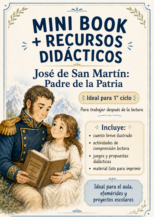 Producto - MINI BOOK: SAN MARTIN EL PADRE DE LA PATRIA - 1