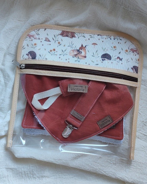 Producto - Set bebé 4 piezas - carmín
