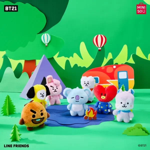Producto - Peluche BT21 23cm (MINISO OFICIAL)