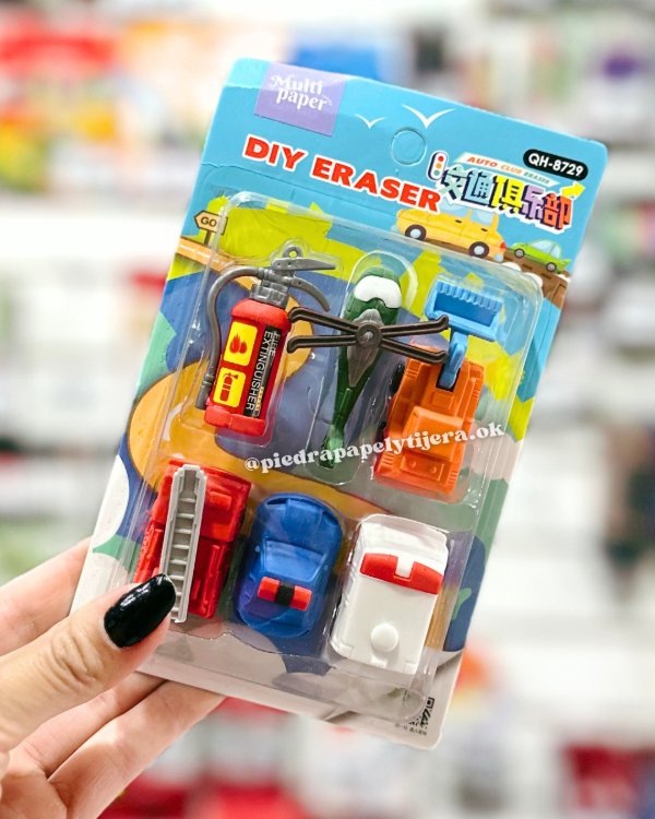 Producto - Goma profesiones x6