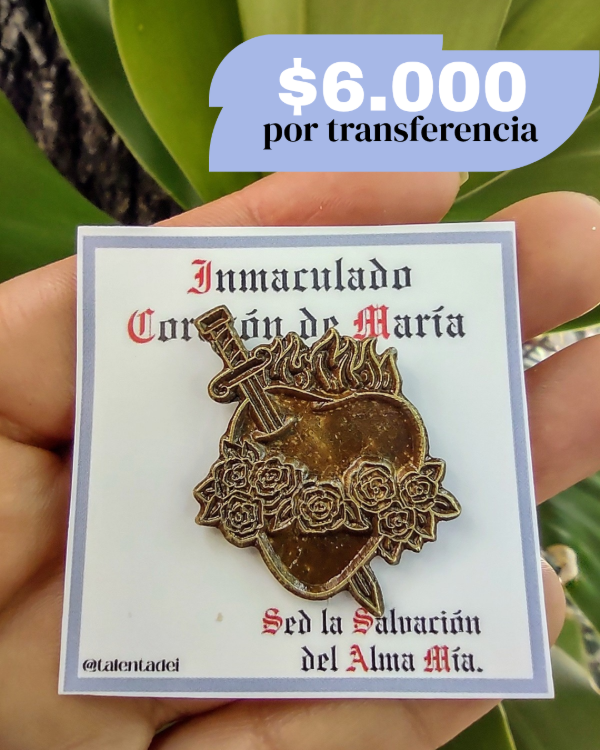 Producto - Pin Inmaculado Corazón de María