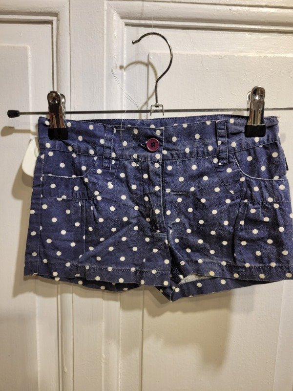 Producto - Short CHEEKY azul lunares blancos Talle 9/12 meses - PRECIO: 4X