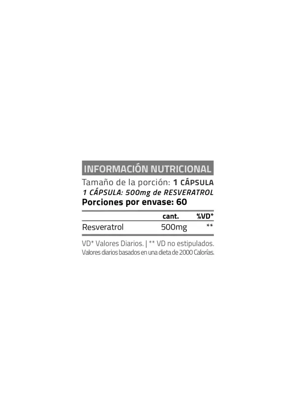 Producto - COMBO STAR NUTRITION - 3x RESVERATROL 500 60 CAPS. - 2