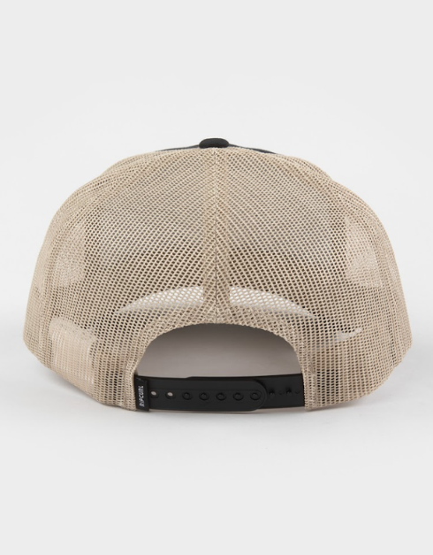 Producto - Wetsuit Icon Trucker Negra y Beige con Logo con Bordes Naranja - 2