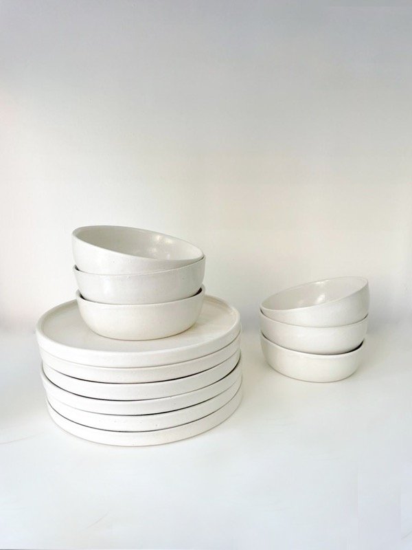 Producto - Set 12 piezas / 6 platos / 6 cuencos