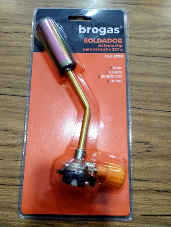 Producto - Soplete Soldador Brogas Sistema Clip para Cartucho 227 gr cod 2703