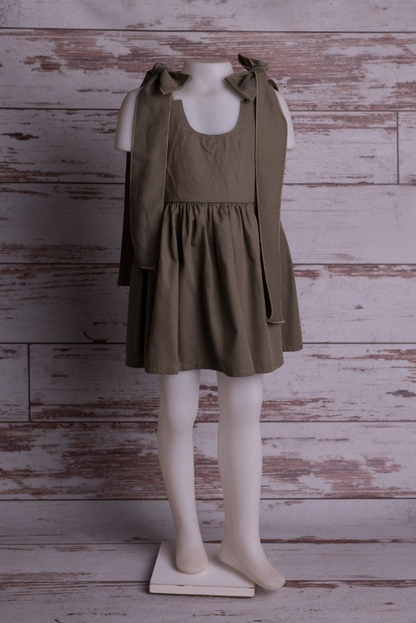 Producto - Vestido Lazo Almendra