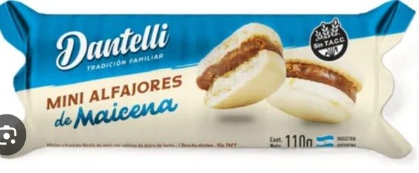 Producto - MINI ALFAJORES DE MAICENA DANTELLI