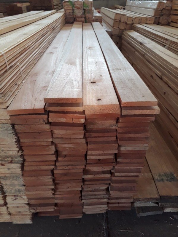 Tabla de Eucalipto Cepillada en 1x6. Machimbres Córdoba